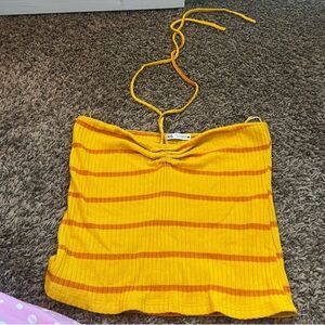 Zara Yellow and Orange Tube Top